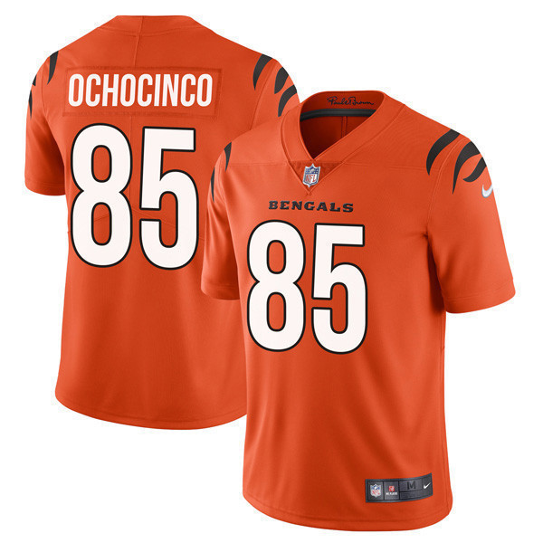 Chad Johnson Women's Cincinnati Bengals Player Vapor Limited Orange Jersey - All Stitched 