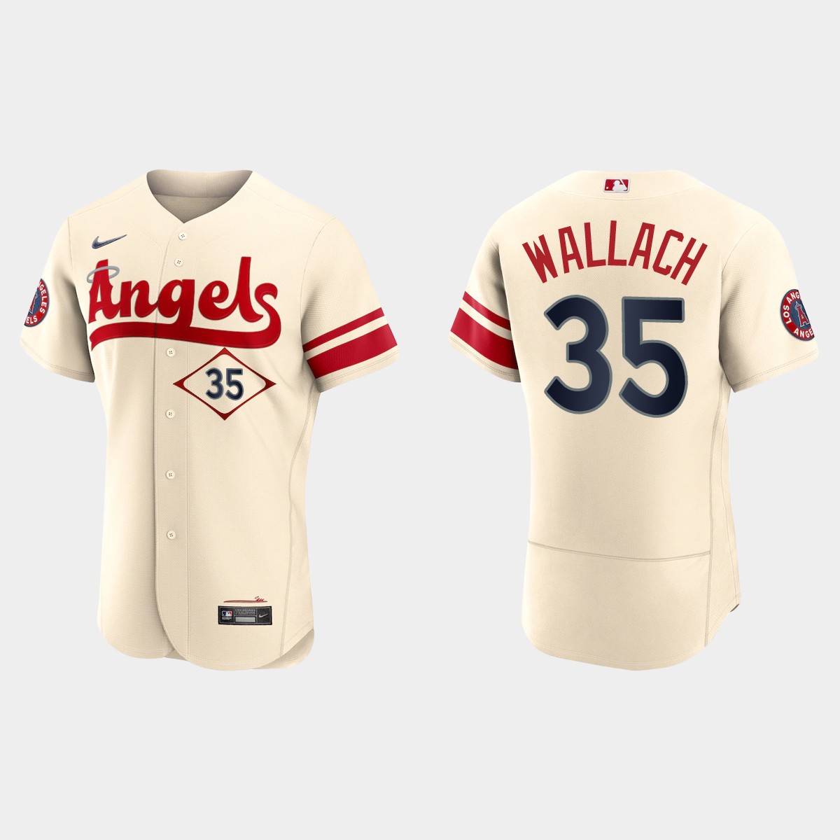 Chad Wallach Los Angeles Angels 2022 City Connect Jersey - Cream