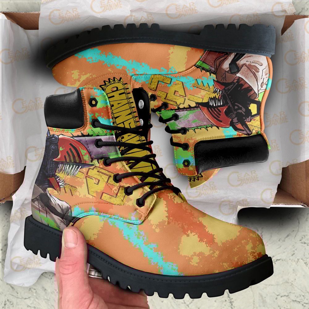 Chainsaw Man Denji Boots Custom Anime Shoes