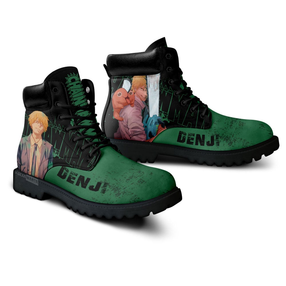 Chainsaw Man Denji Boots Custom Anime Shoes Perfect Gift Idea