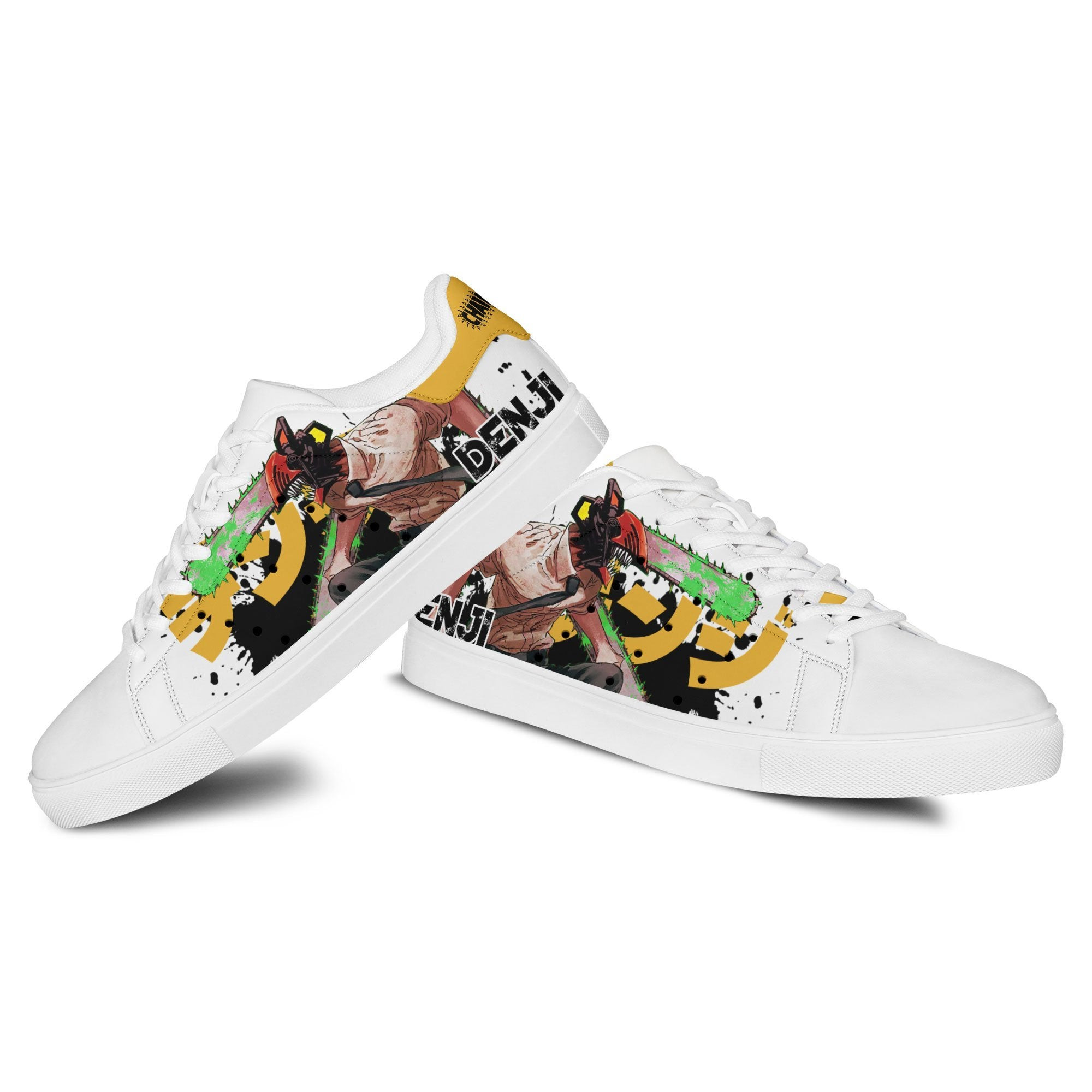 Chainsaw Man Denji Skate Sneakers Custom Chainsaw Man Anime Shoes