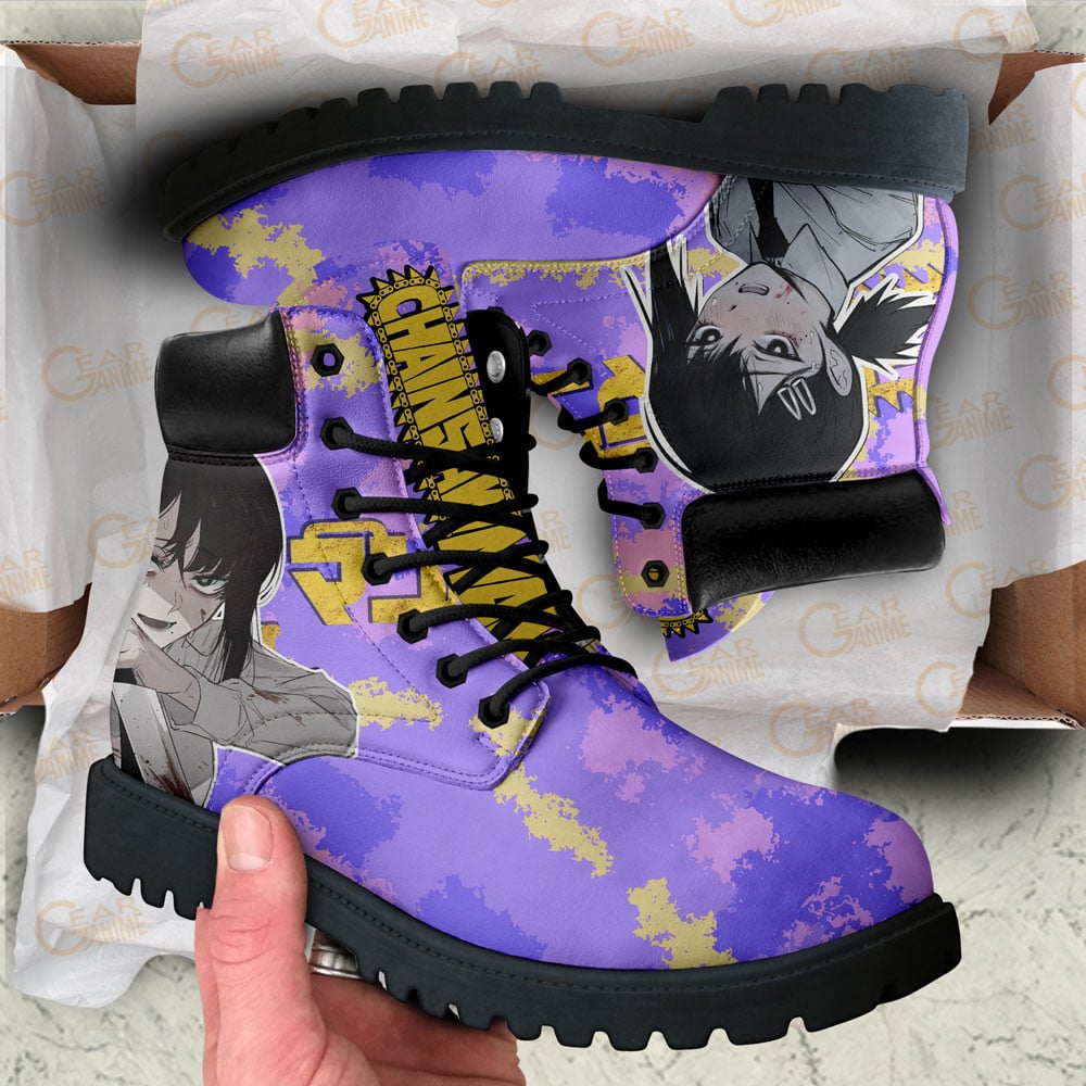 Chainsaw Man Kobeni Higashiyama Boots Custom Anime Shoes