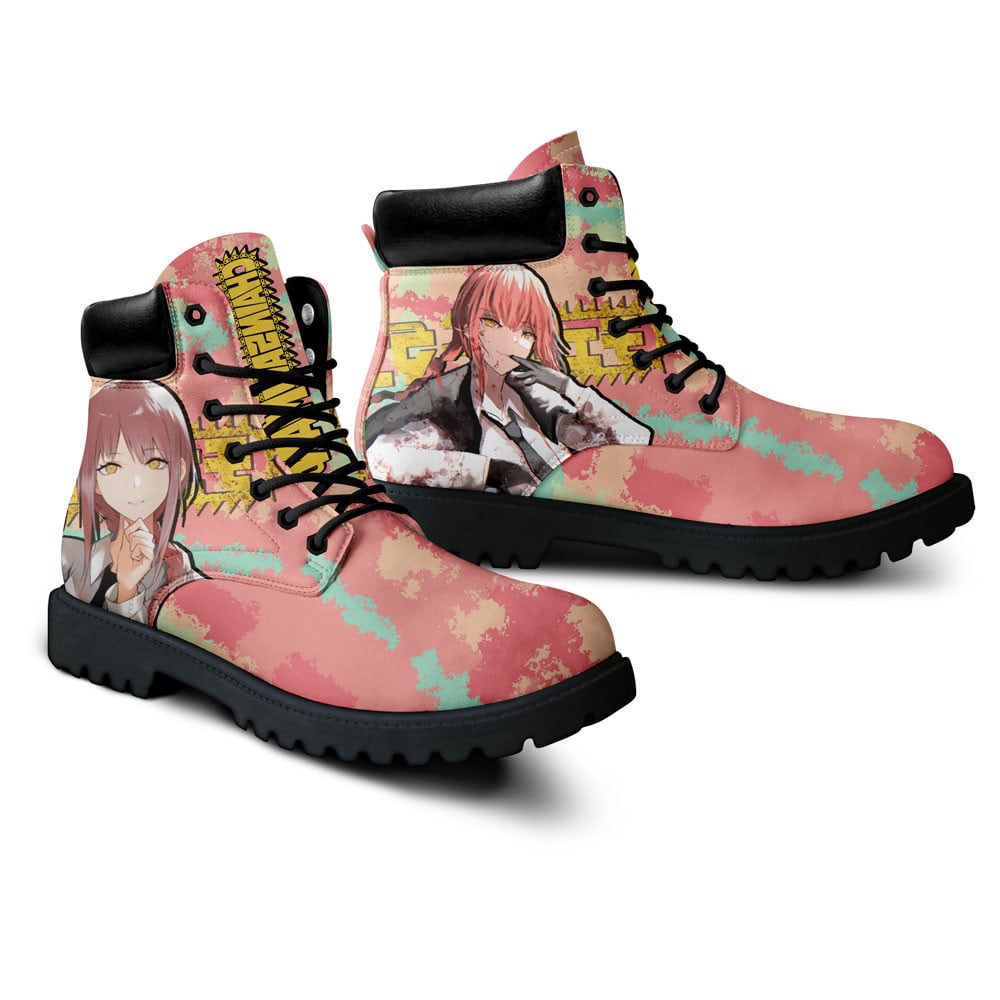 Chainsaw Man Makima Boots Custom Anime Shoes
