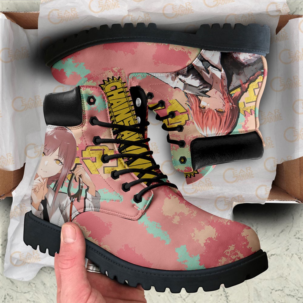 Chainsaw Man Makima Boots Custom Anime Shoes