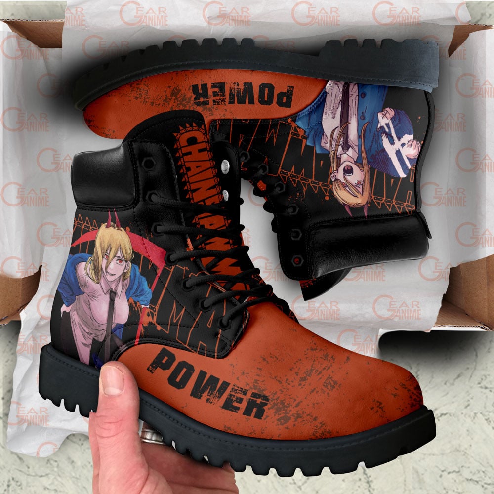 Chainsaw Man Power Boots Custom Anime Shoes
