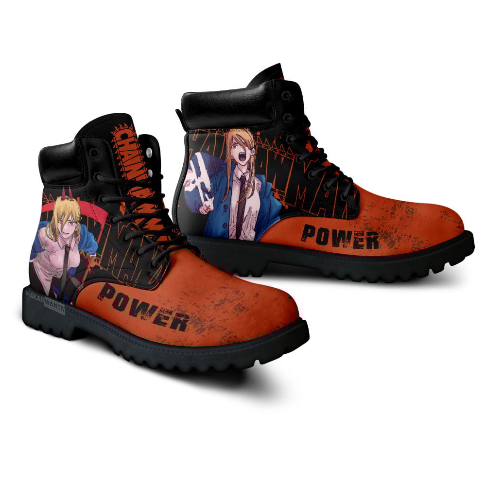 Chainsaw Man Power Boots Custom Anime Shoes