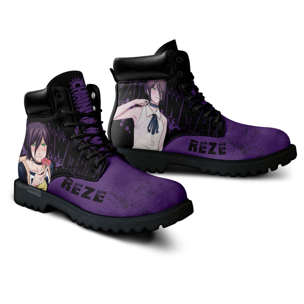 Chainsaw Man Reze Boots Custom Anime Shoes
