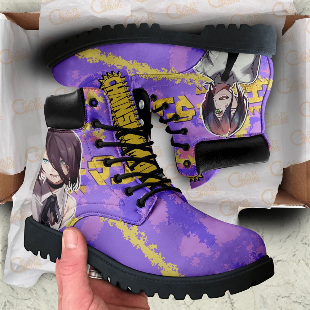 Chainsaw Man Reze Boots Custom Anime Shoes