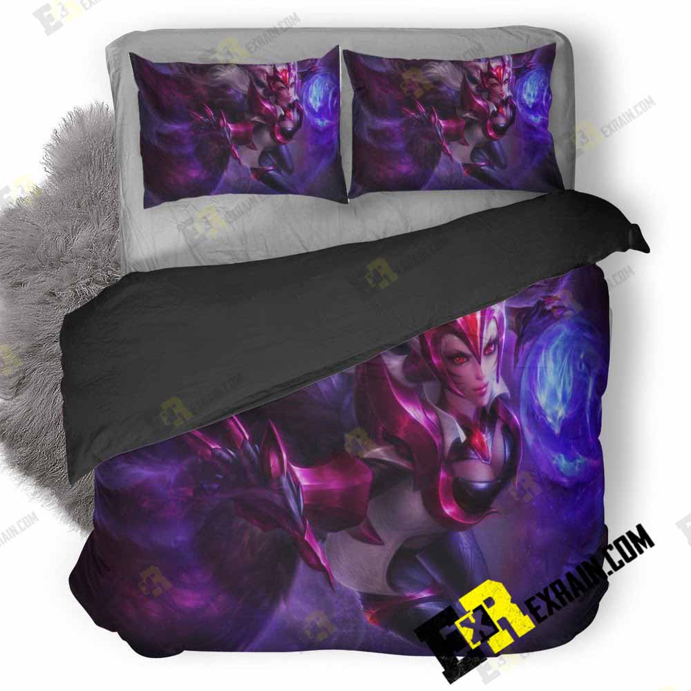 Challenger Ahri League Of Legeneds 72 3D Customized Duvet Cover Bedding Set