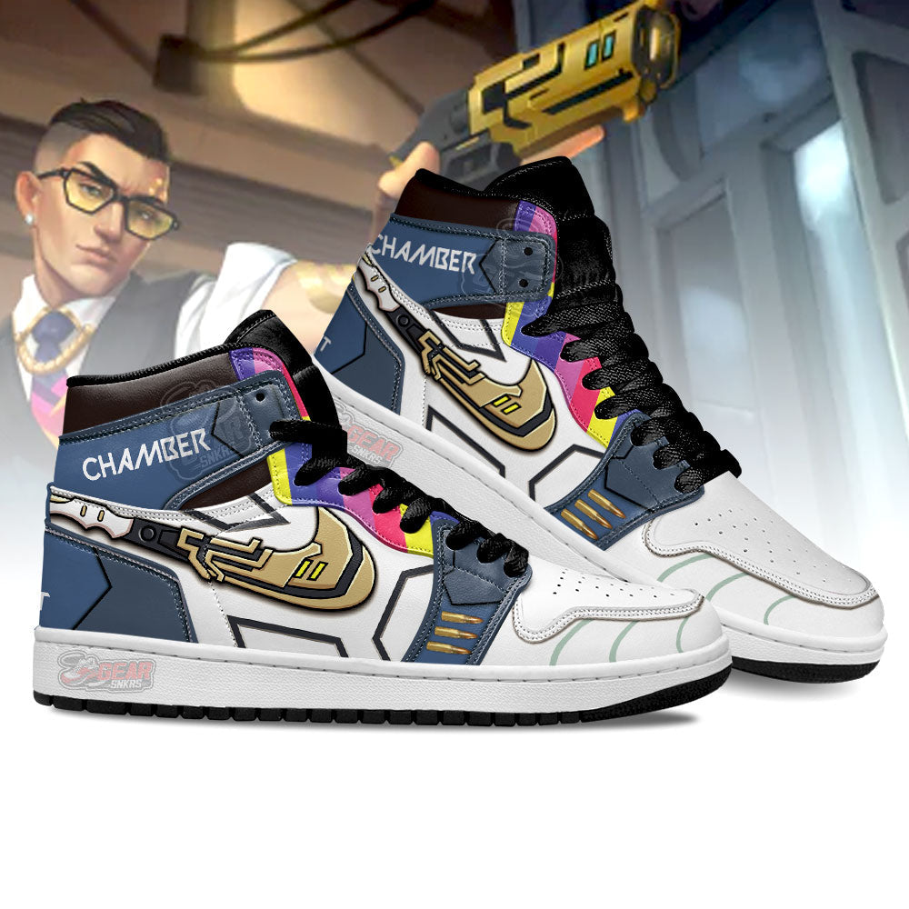Chamber Valorant Agent JD Sneakers Shoes For Fans Sneakers, Air Jordan Hightop