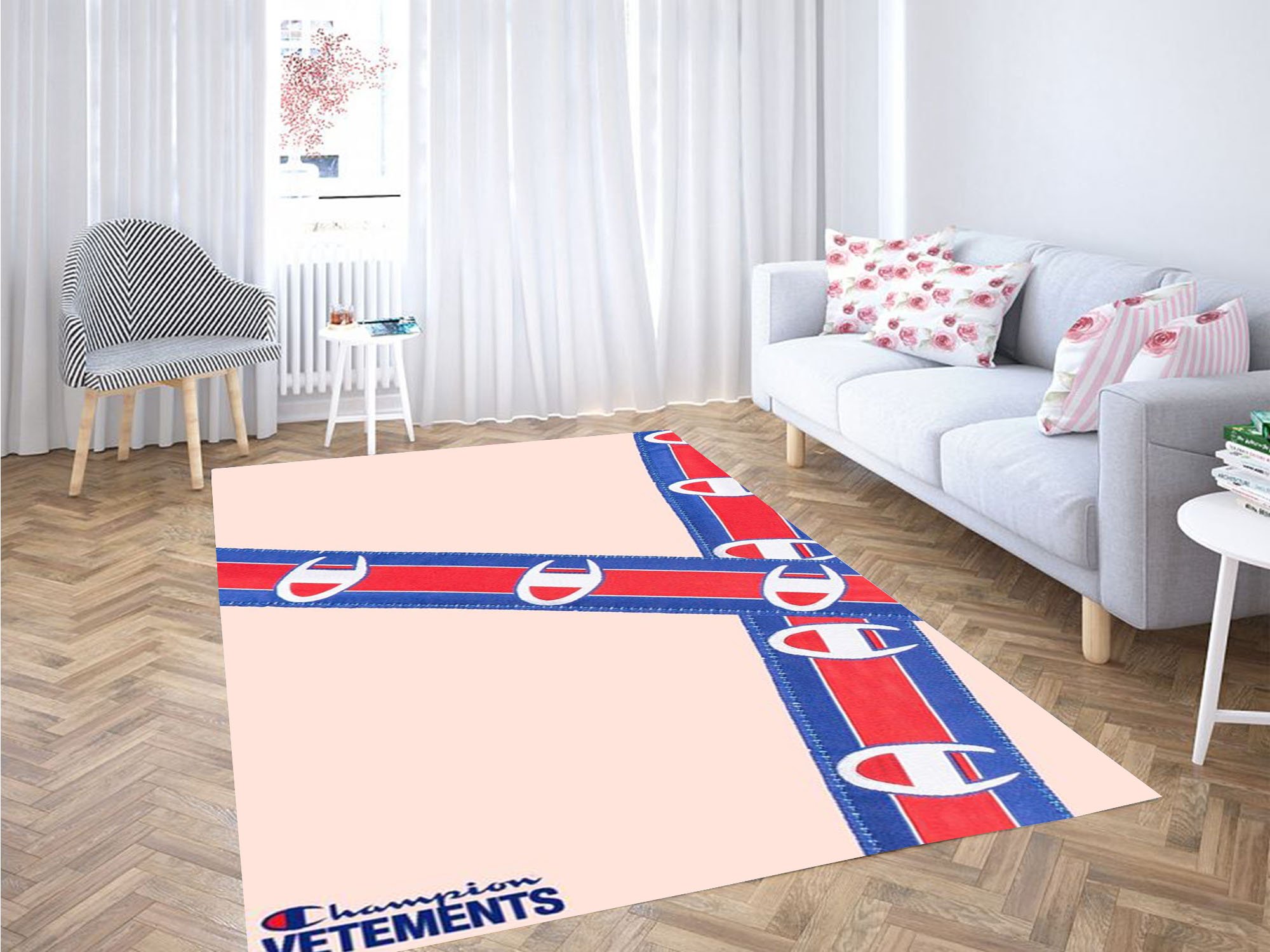 Champion Brand Wallpaper Carpet Rectangle Rug