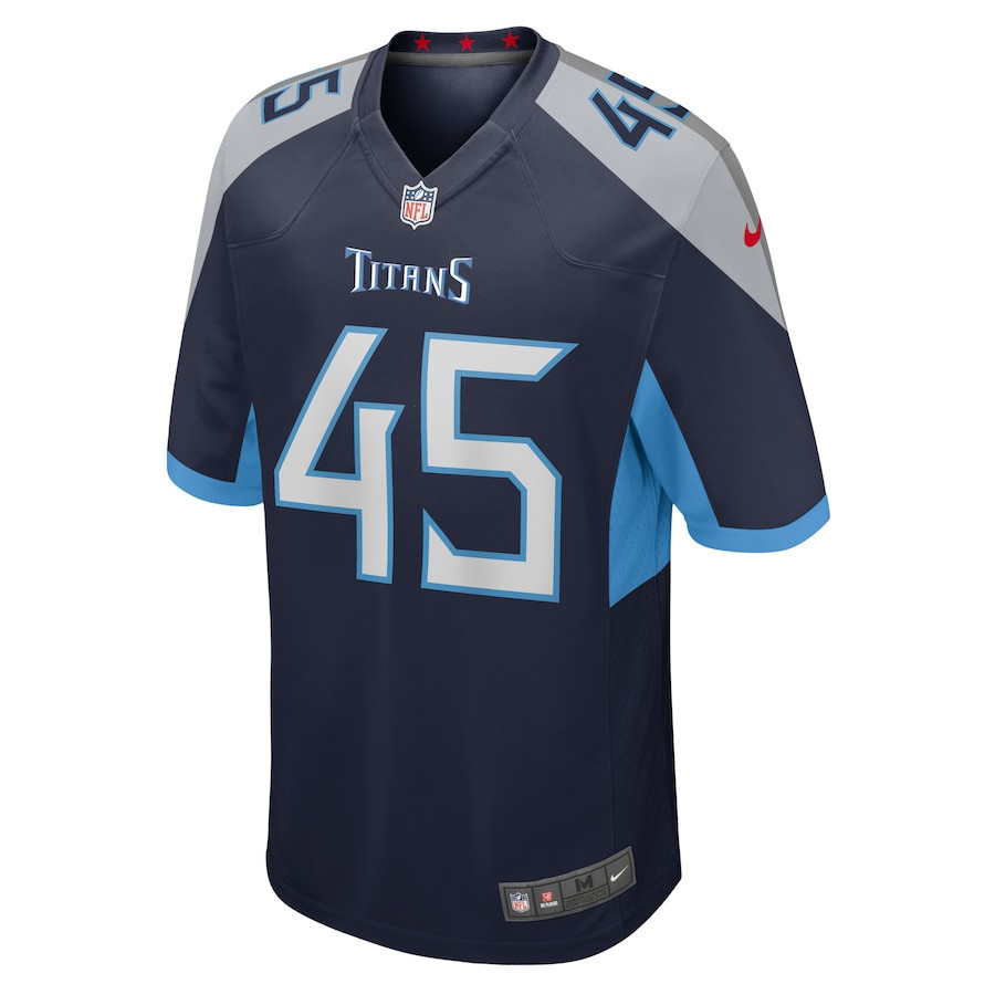 Chance Campbell Tennessee Titans Player Game Stitched Jersey – Navy