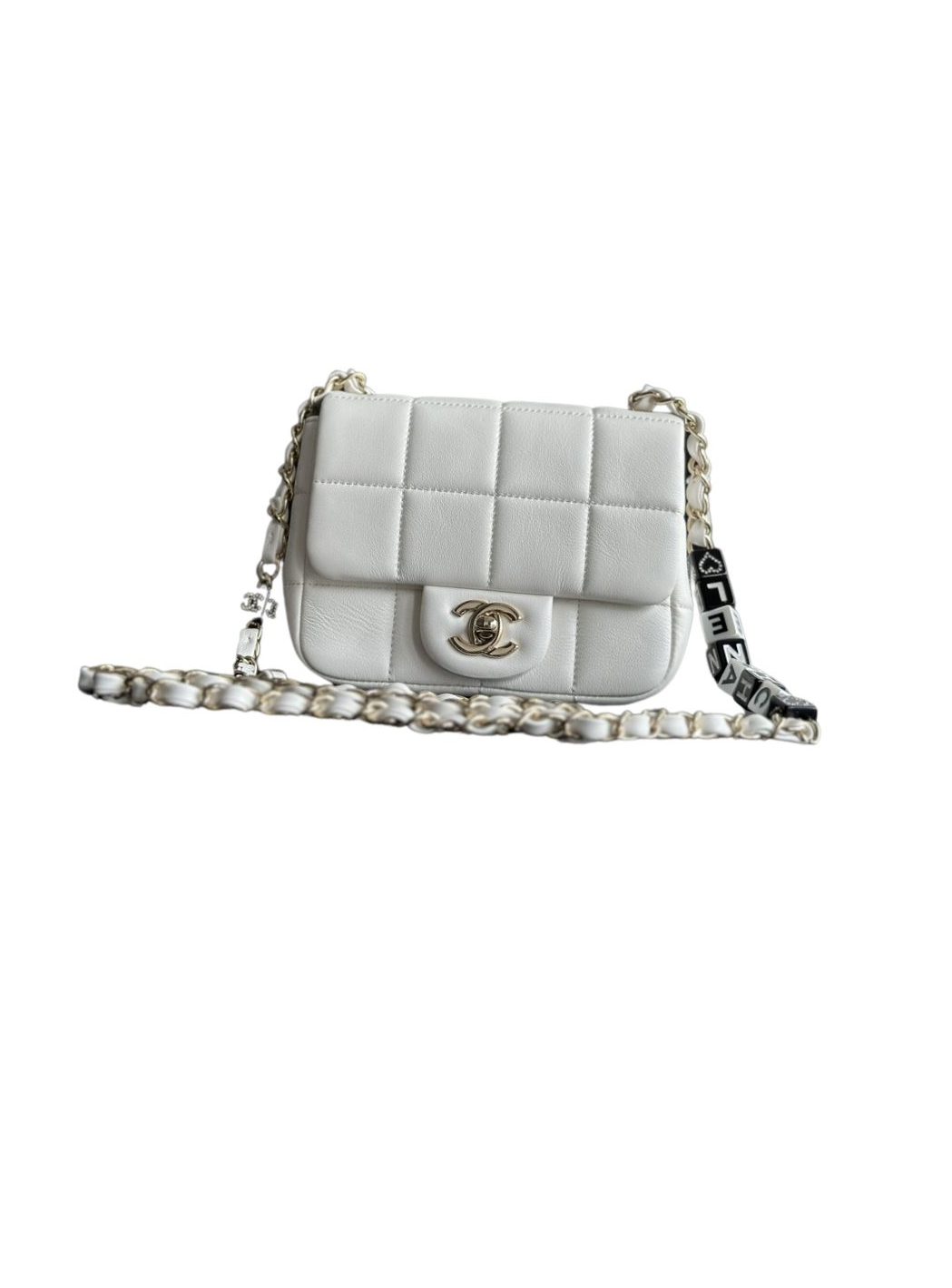 Chanel 23C Mini Shoulder Bag Black For Women 6.4 in / 16.5 cm AS3744 10601