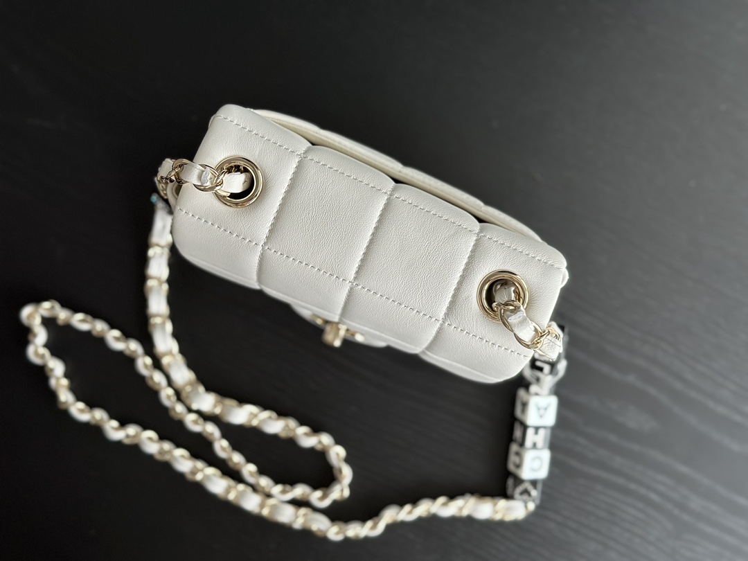 Chanel 23C Mini Shoulder Bag Black For Women 6.4 in / 16.5 cm AS3744 10601