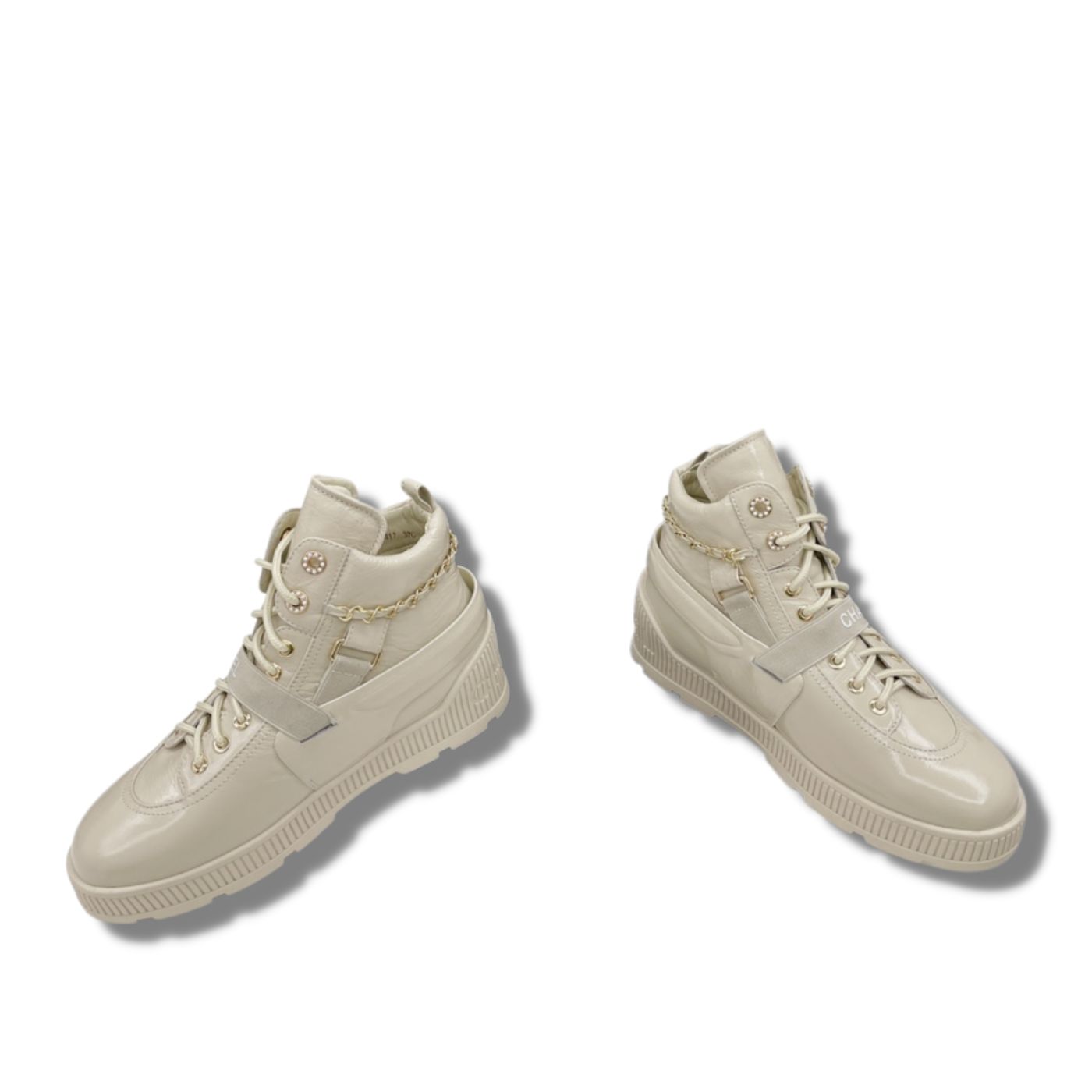 Chanel Ankle Boots Beige For Women