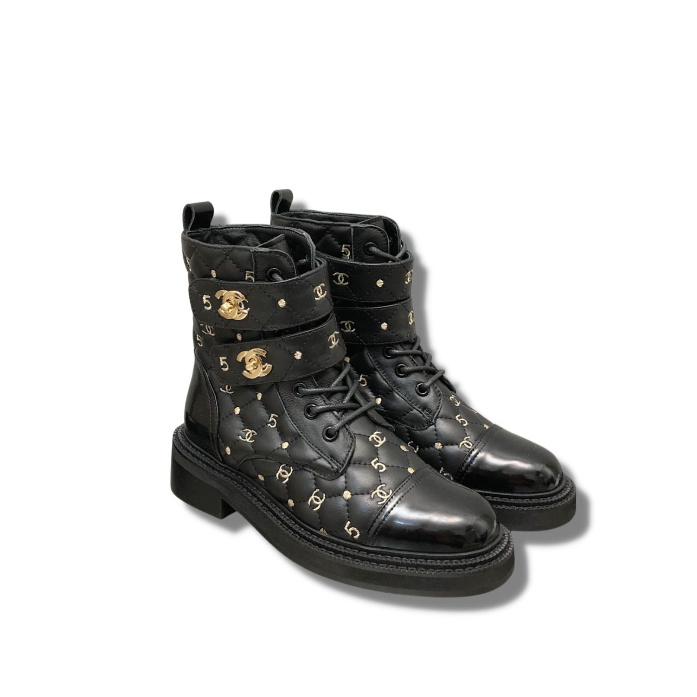 Chanel Ankle Boots Black For Women