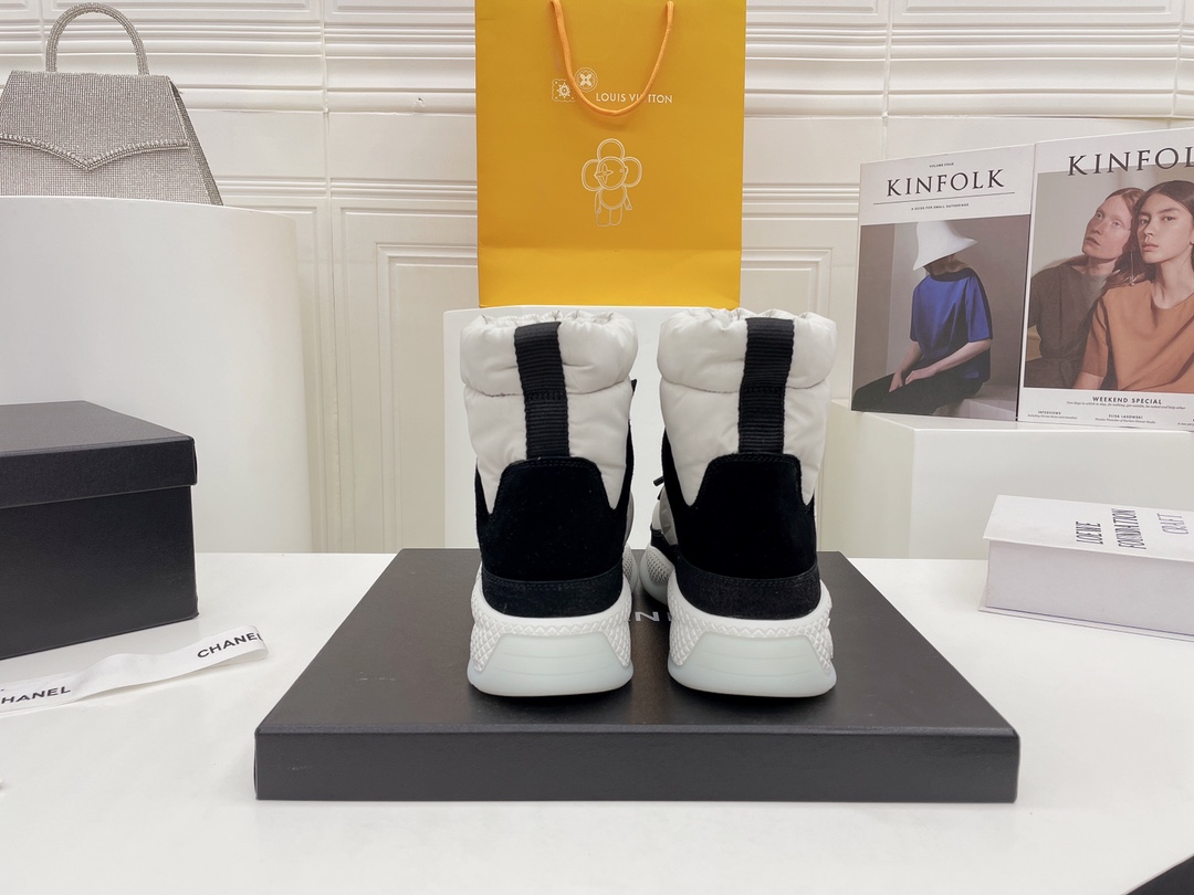 Chanel Ankle Boots White For Women