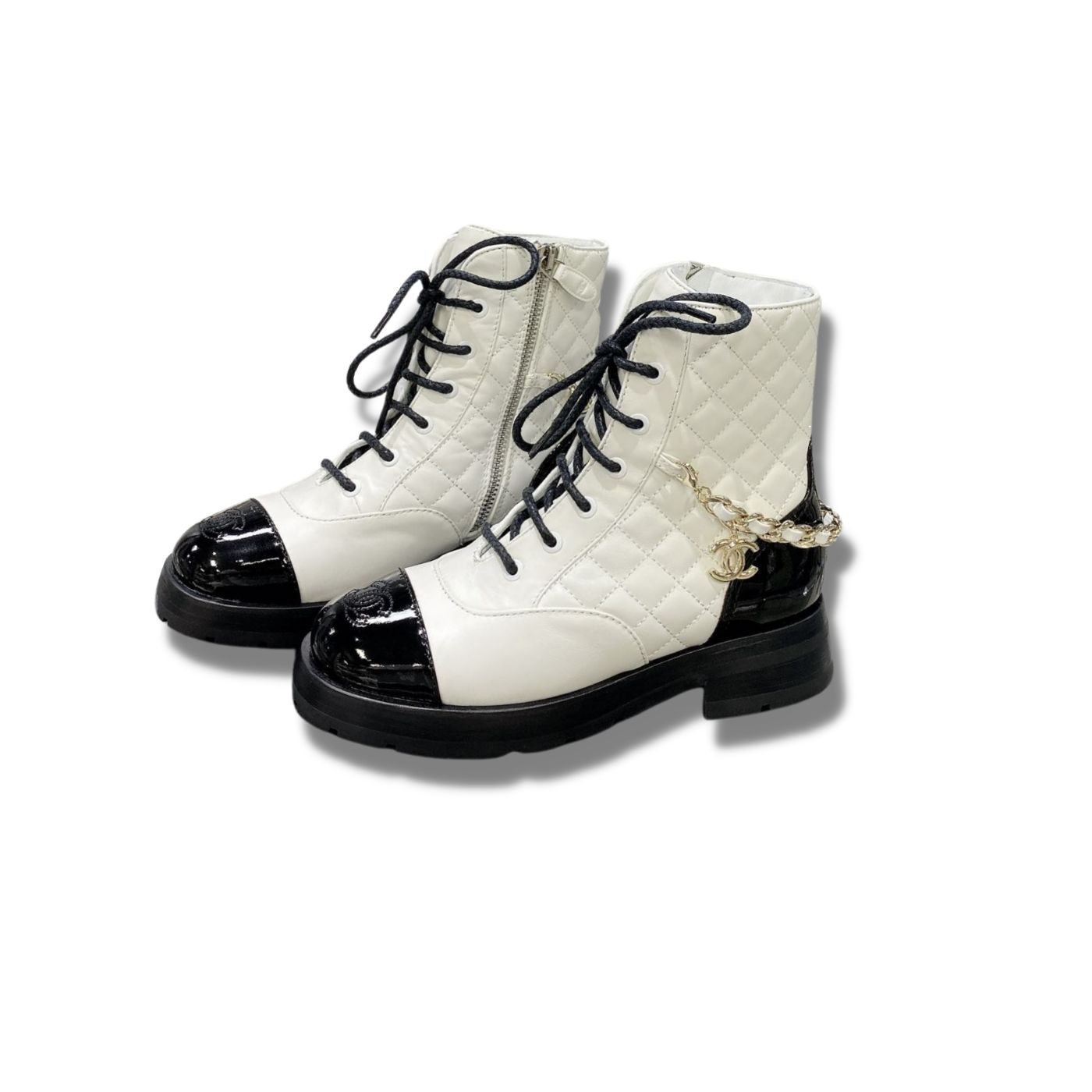 Chanel Ankle Boots White For Women