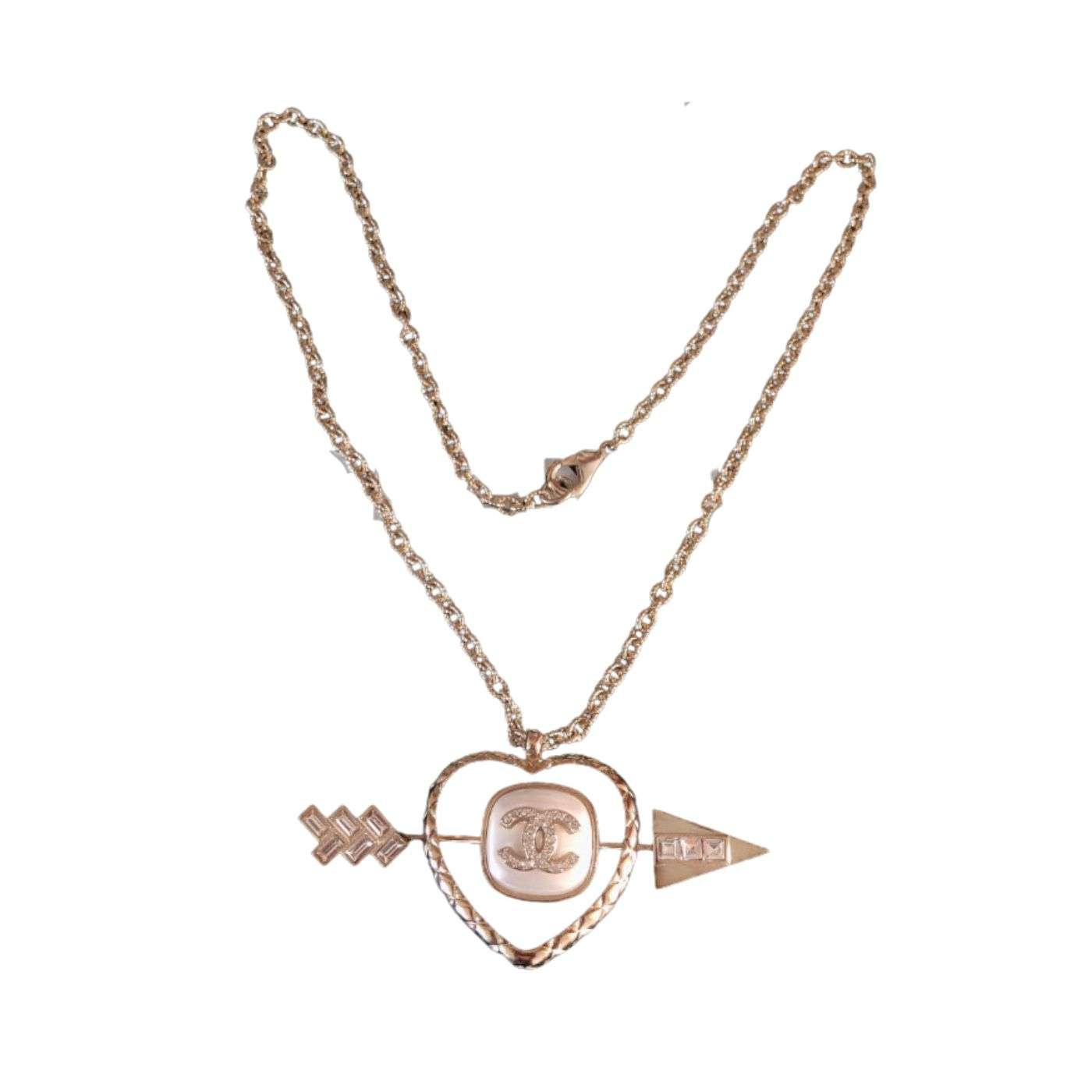 Chanel Arrow Necklaces Gold For Women