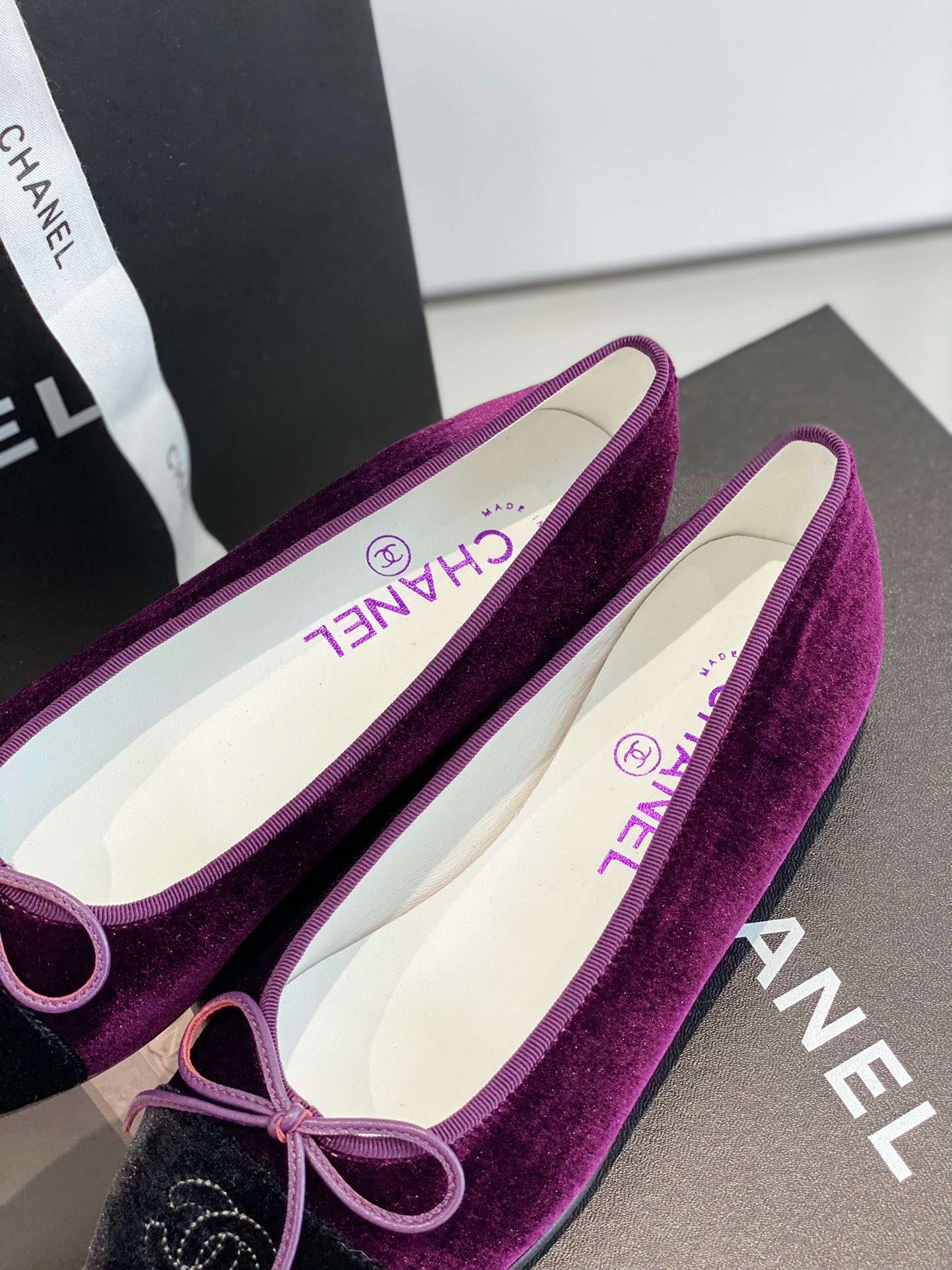 Chanel Ballet Flats Black For Women