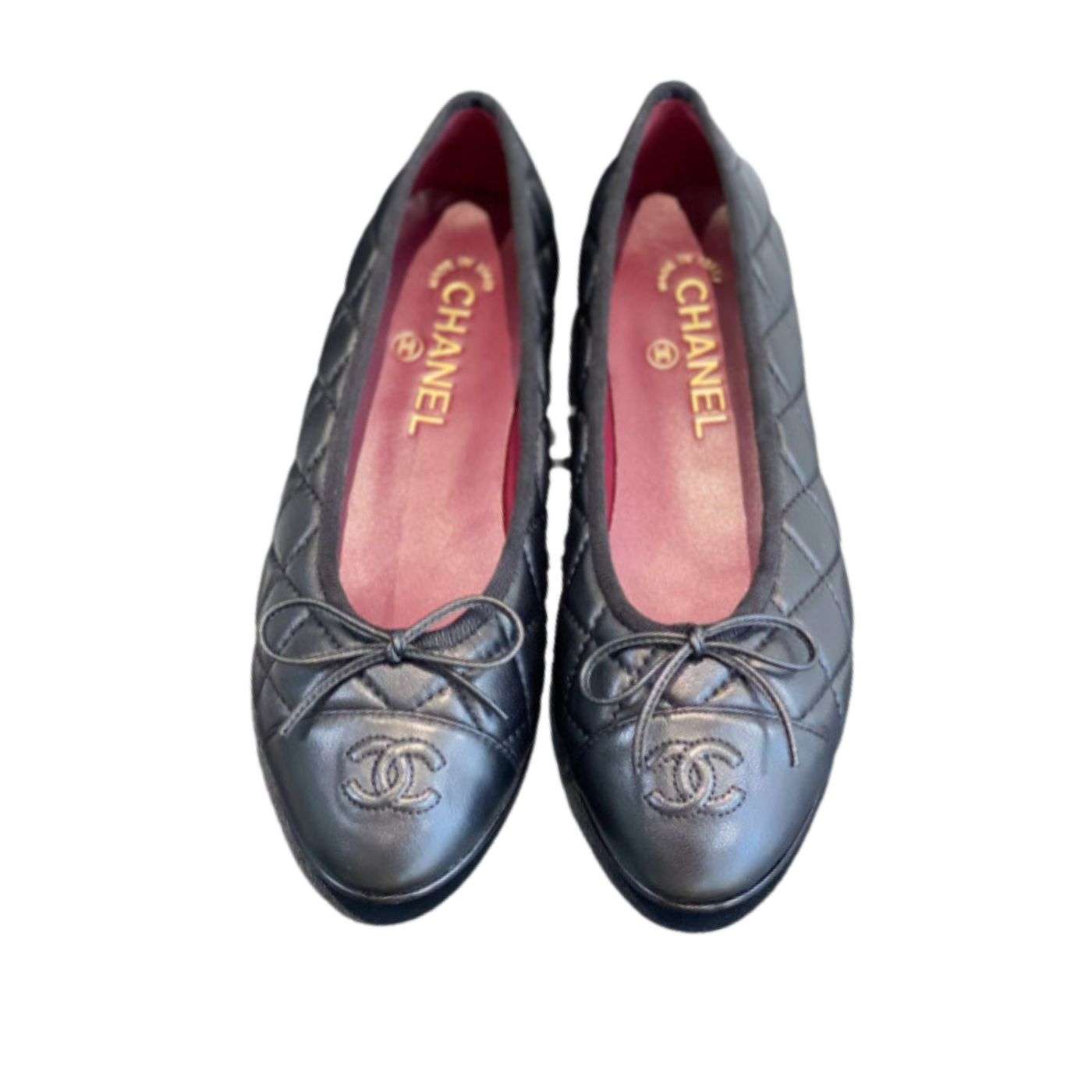 Chanel Ballet Flats Black For Women