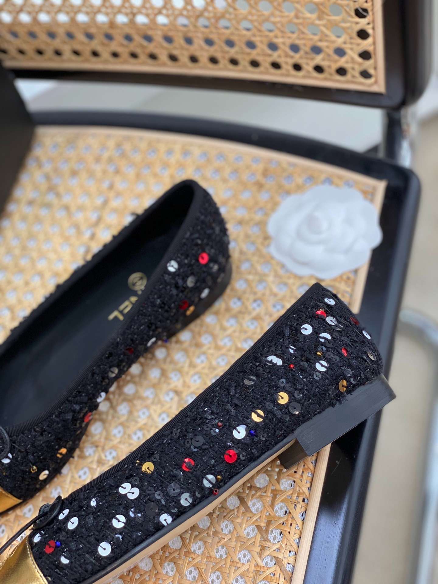 Chanel Ballet Flats Black For Women
