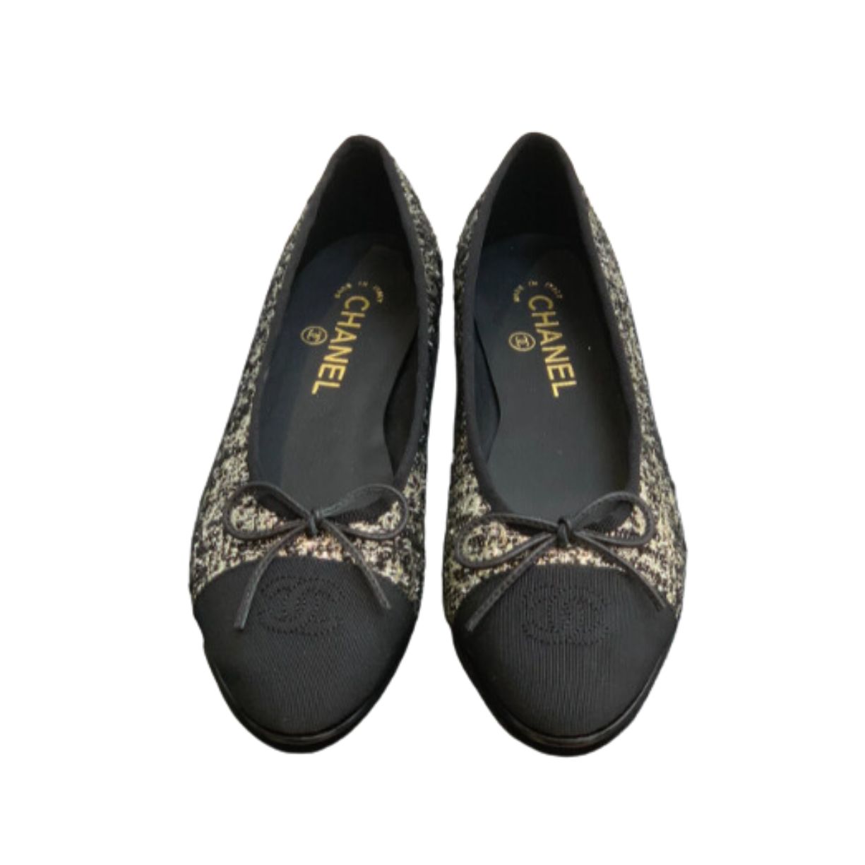 Chanel Ballet Flats Grey For Women
