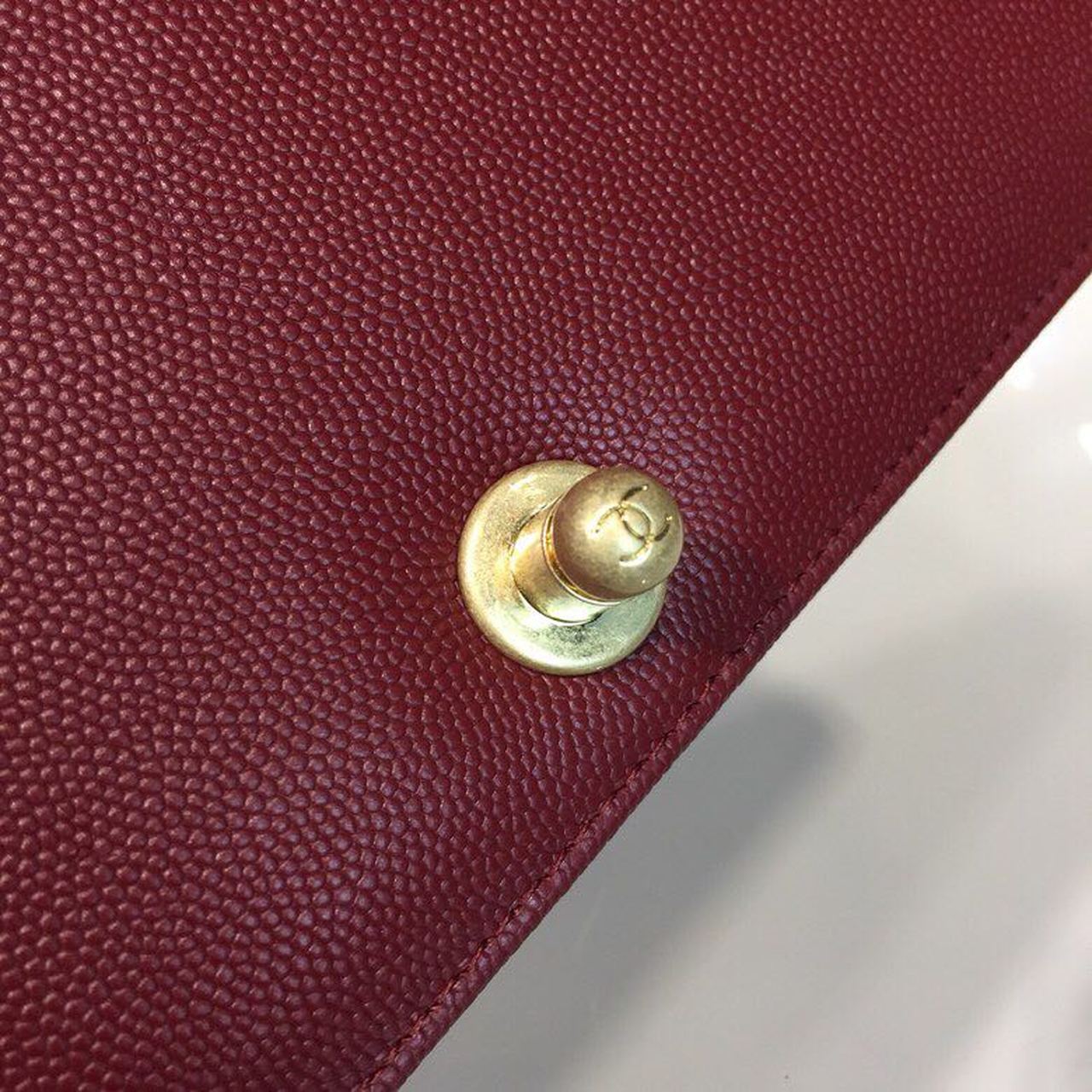 Chanel Boy Handbag Gold Toned Hardware Burgundy For Women, Women’s Bags, Shoulder And Crossbody Bags 9.8in/25cm