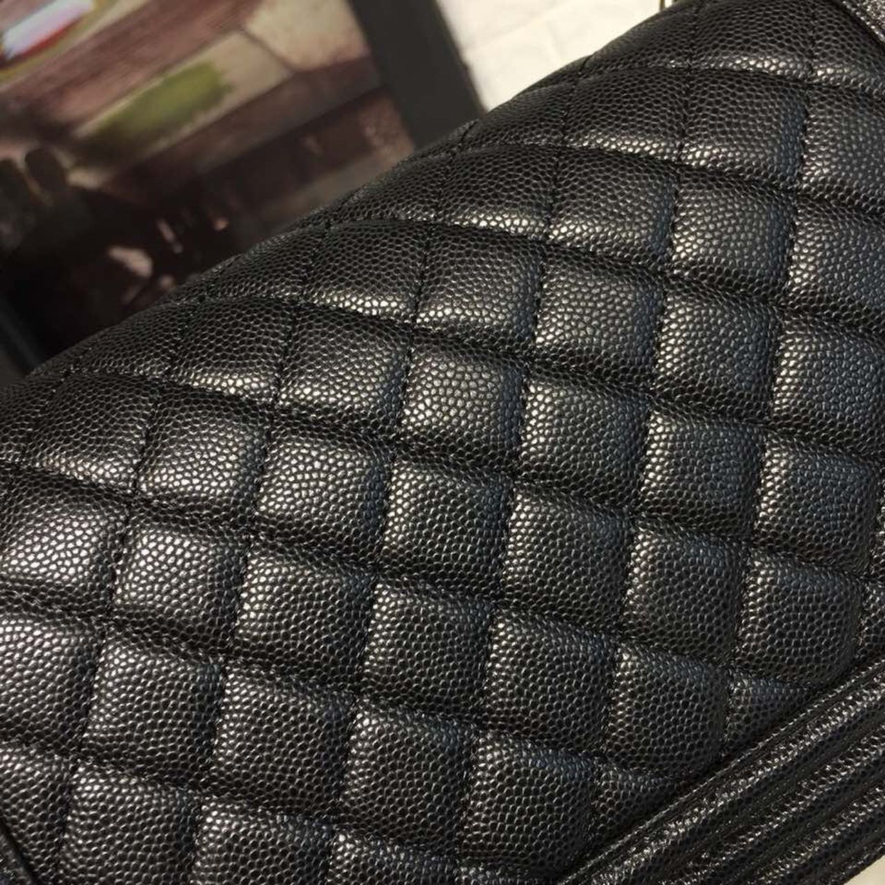 Chanel Boy Handbag Silver Hardware Black For Women, Women’s Handbags, Shoulder And Crossbody Bags 9.8in/25cm