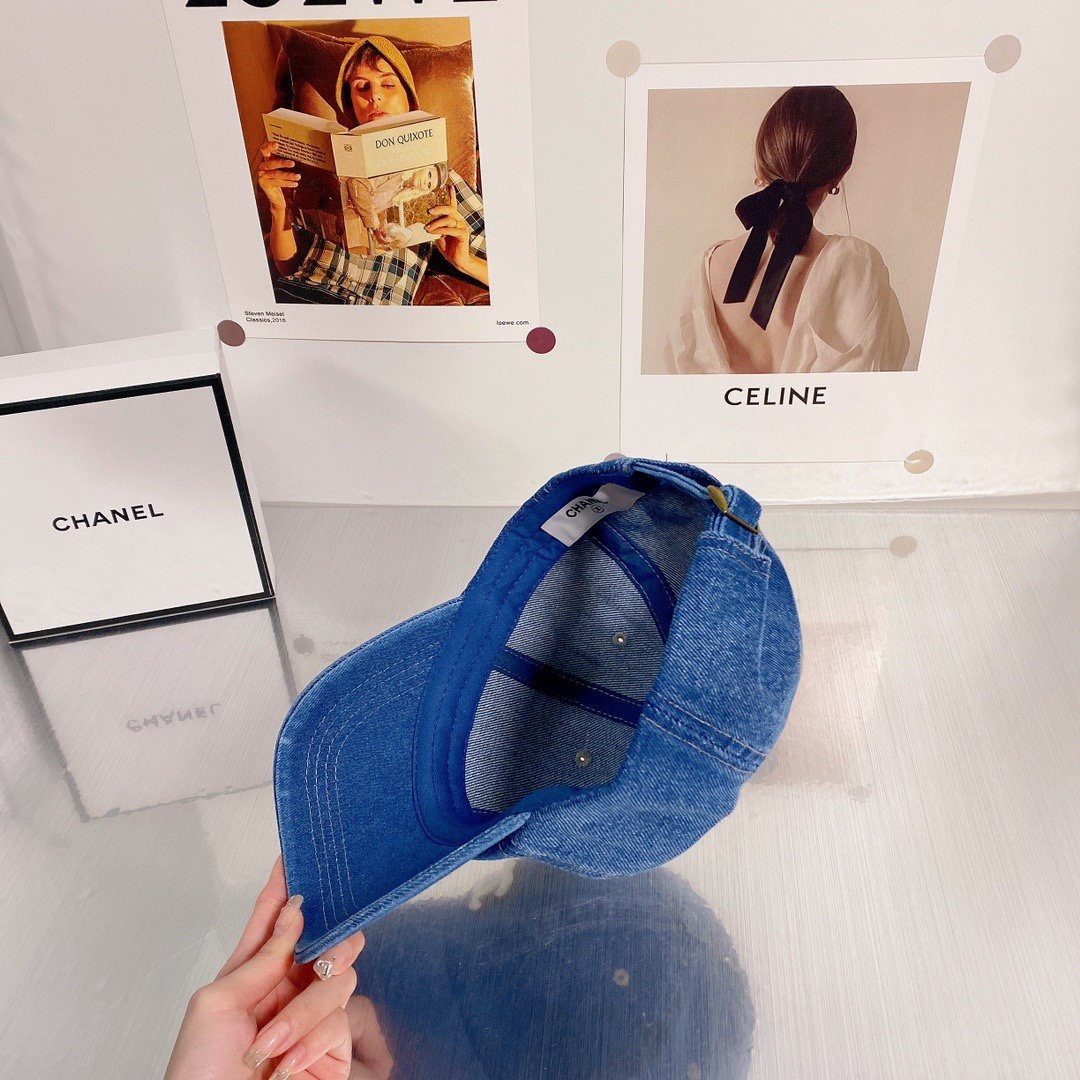 Chanel Cap Blue