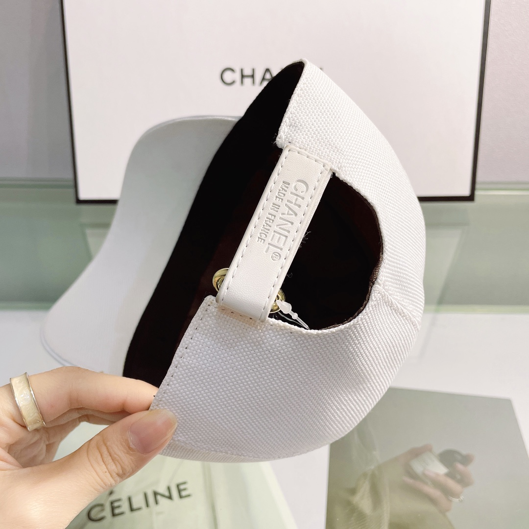 Chanel Cap White