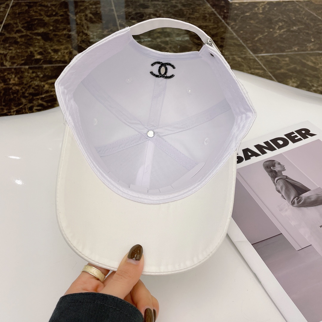 Chanel Cap White