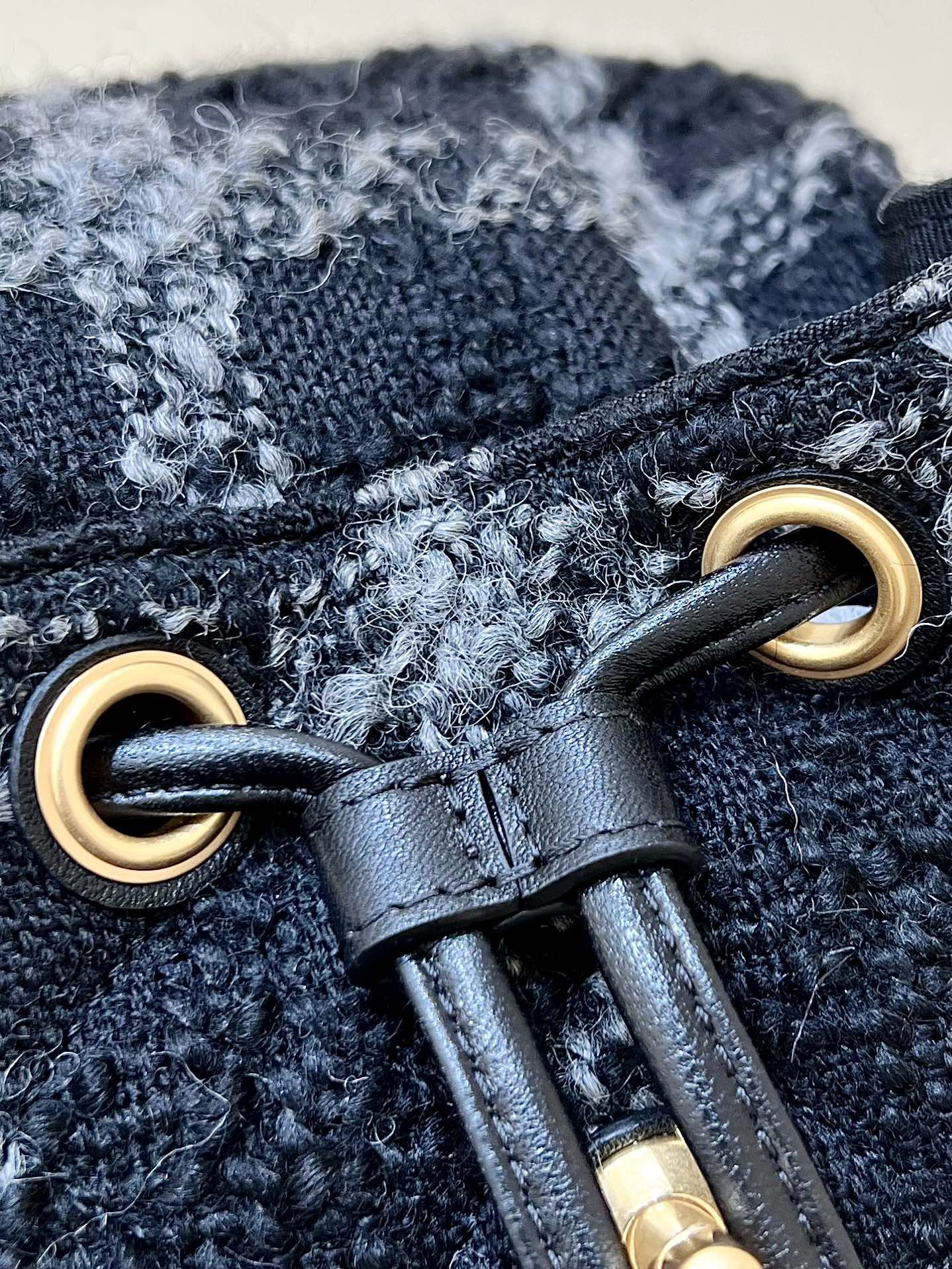 Chanel CC Backpack Bag Black/ White For Women 9.4 in / 24 cm  AS3615 NJ601