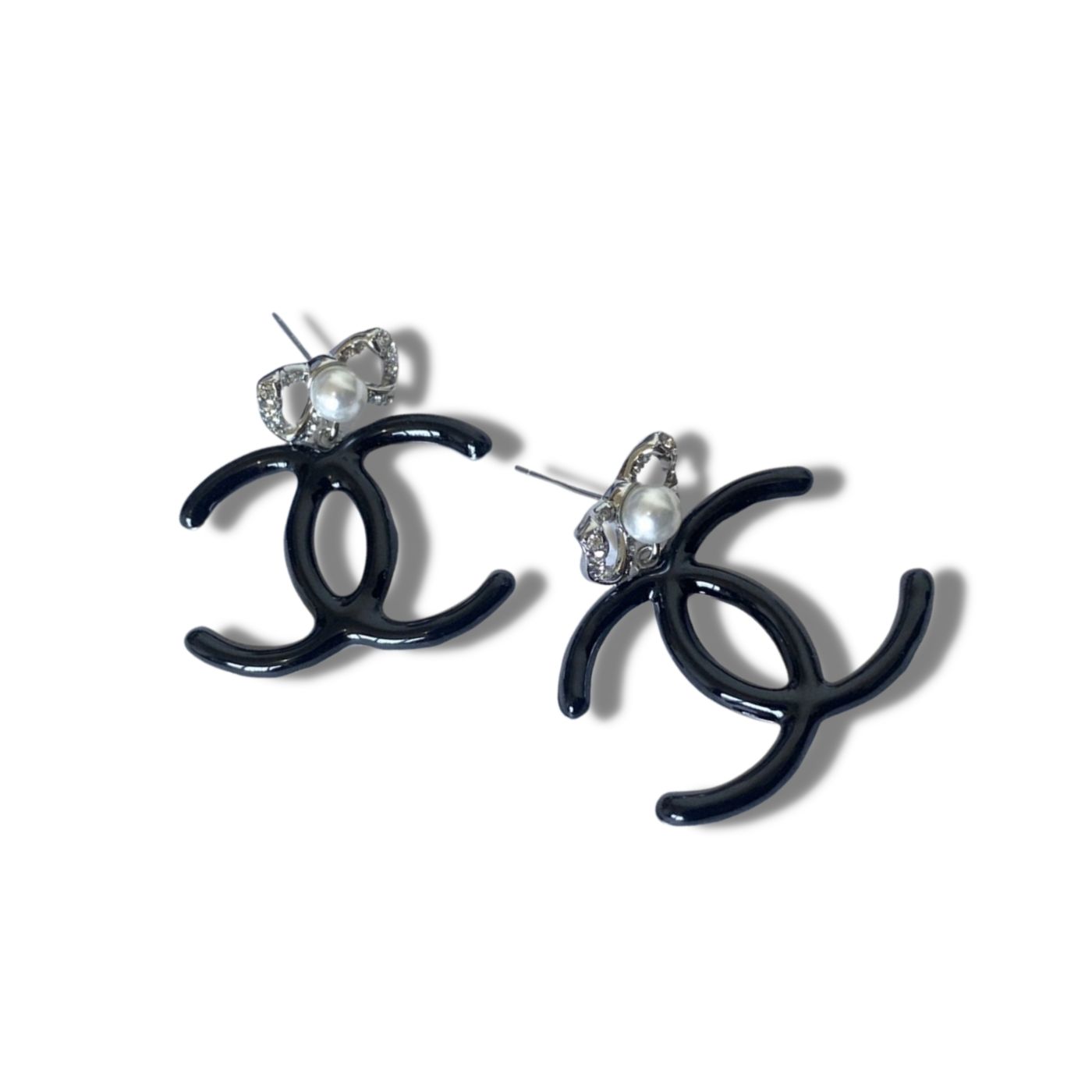 Chanel CC Earring Black For Women