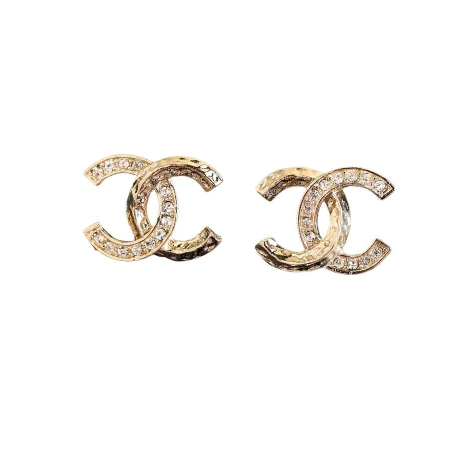 Chanel CC Earrings Gold For Women – ougold
