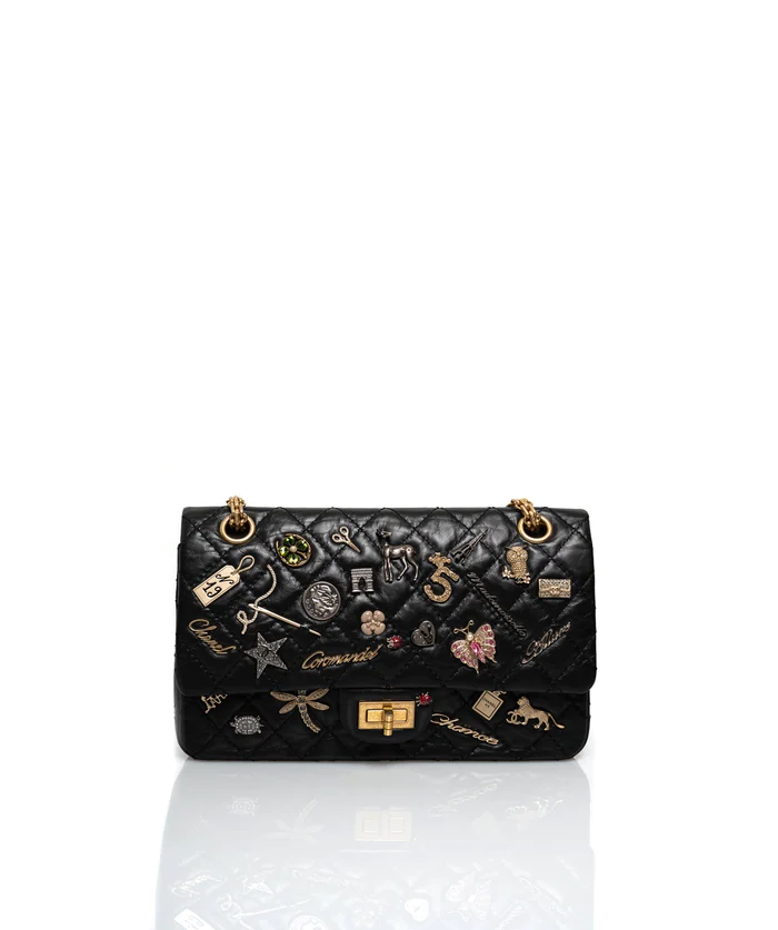 Chanel CC Lucky Charm Bag Black For Women 9.5 in / 24 cm