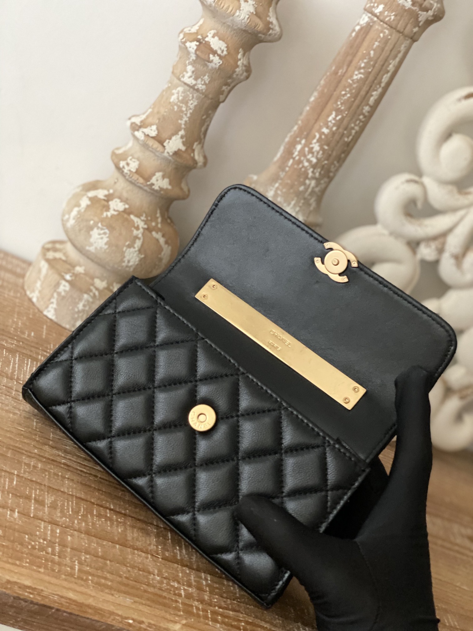 Chanel CC Mini Flap Bag With Top Handle Bag Black/Pink/Red For Women 7.5 in/ 19.2 cm AP3019 94305