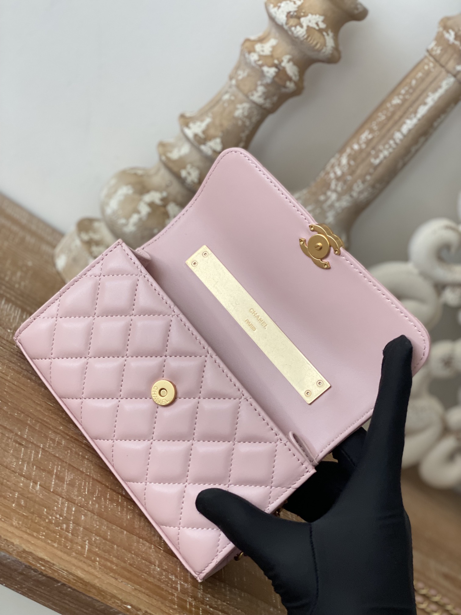 Chanel CC Mini Flap Bag With Top Handle Bag Black/Pink/Red For Women 7.5 in/ 19.2 cm AP3019 94305