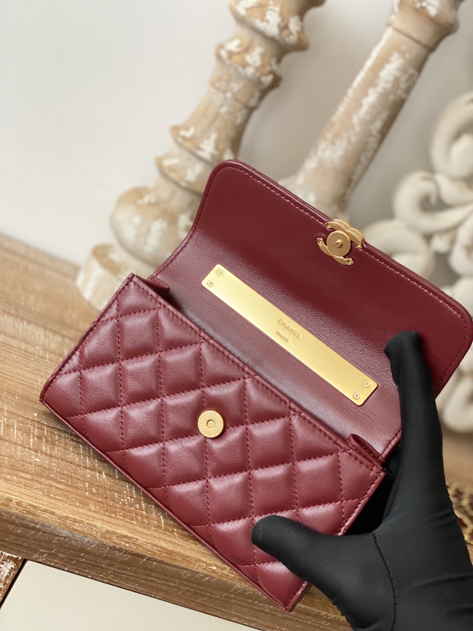 Chanel CC Mini Flap Bag With Top Handle Bag Black/Pink/Red For Women 7.5 in/ 19.2 cm AP3019 94305
