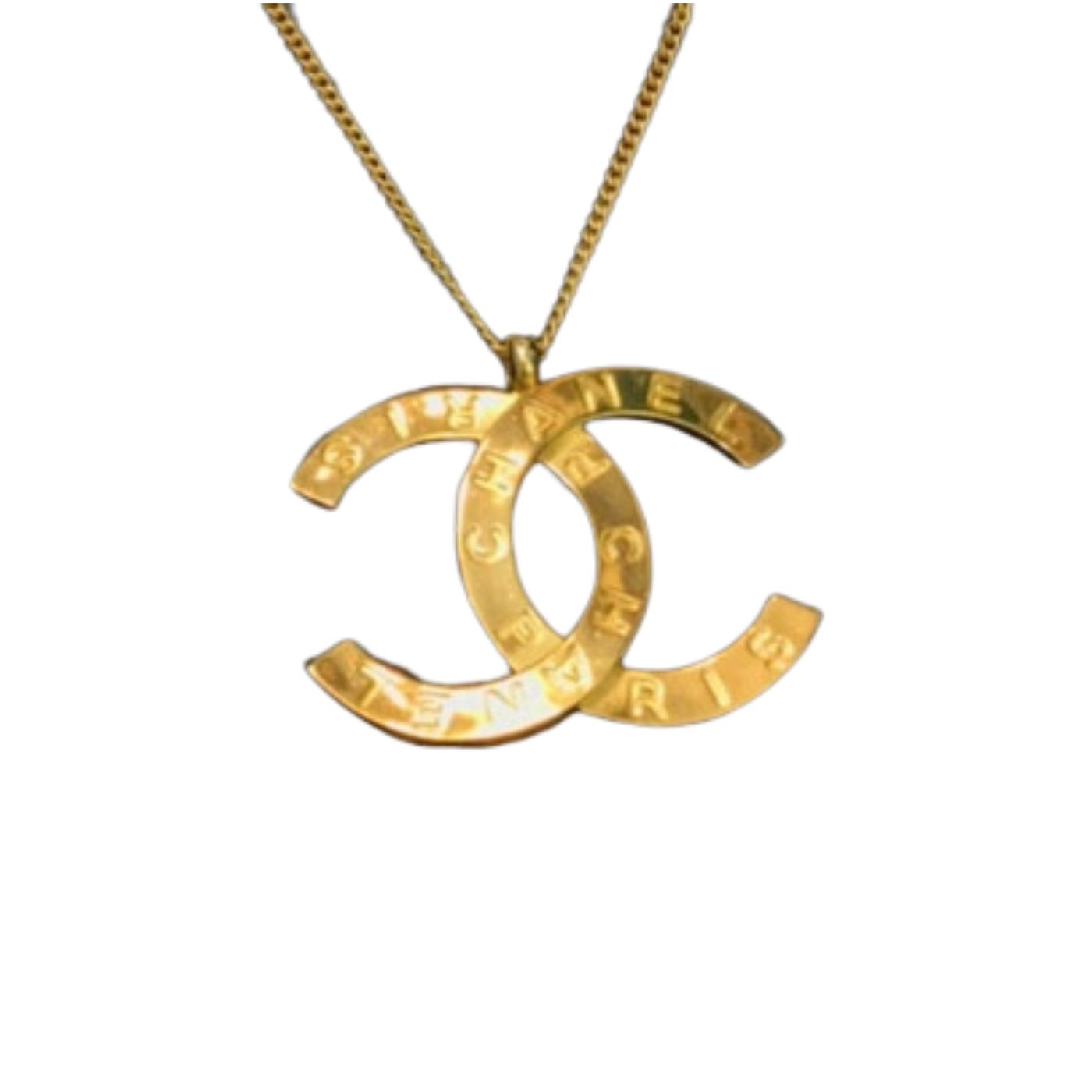 Chanel CC Necklace Gold For Women