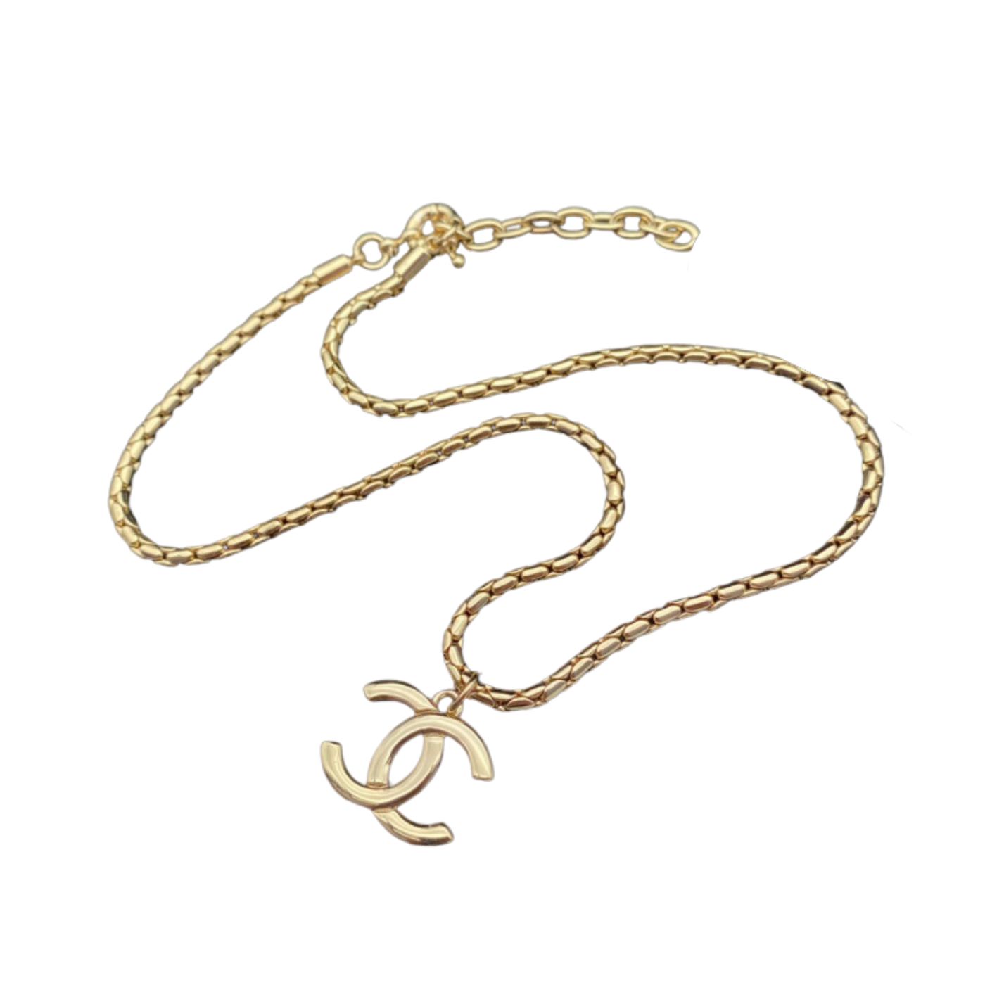 Chanel CC Necklace Gold For Women
