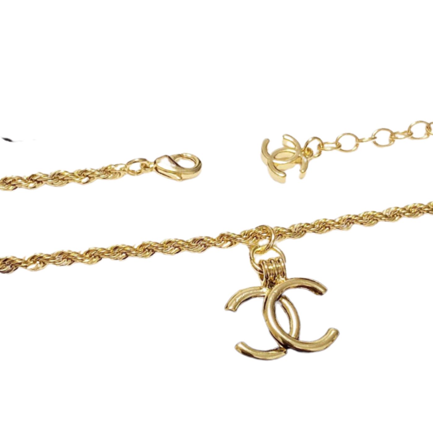 Chanel CC Necklace Gold For Women
