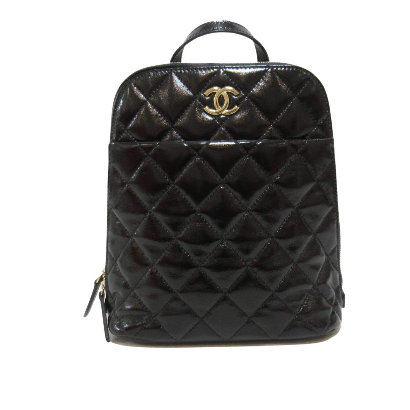 Chanel CC Rucksack Backpack Black/White/Pink/Green For Women 7.1in / 18cm