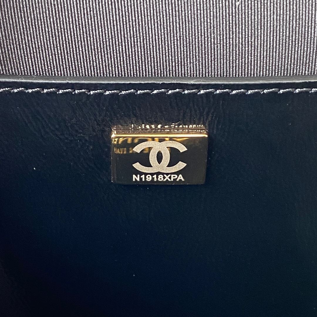 Chanel CC Rucksack Backpack Black/White/Pink/Green For Women 7.1in / 18cm