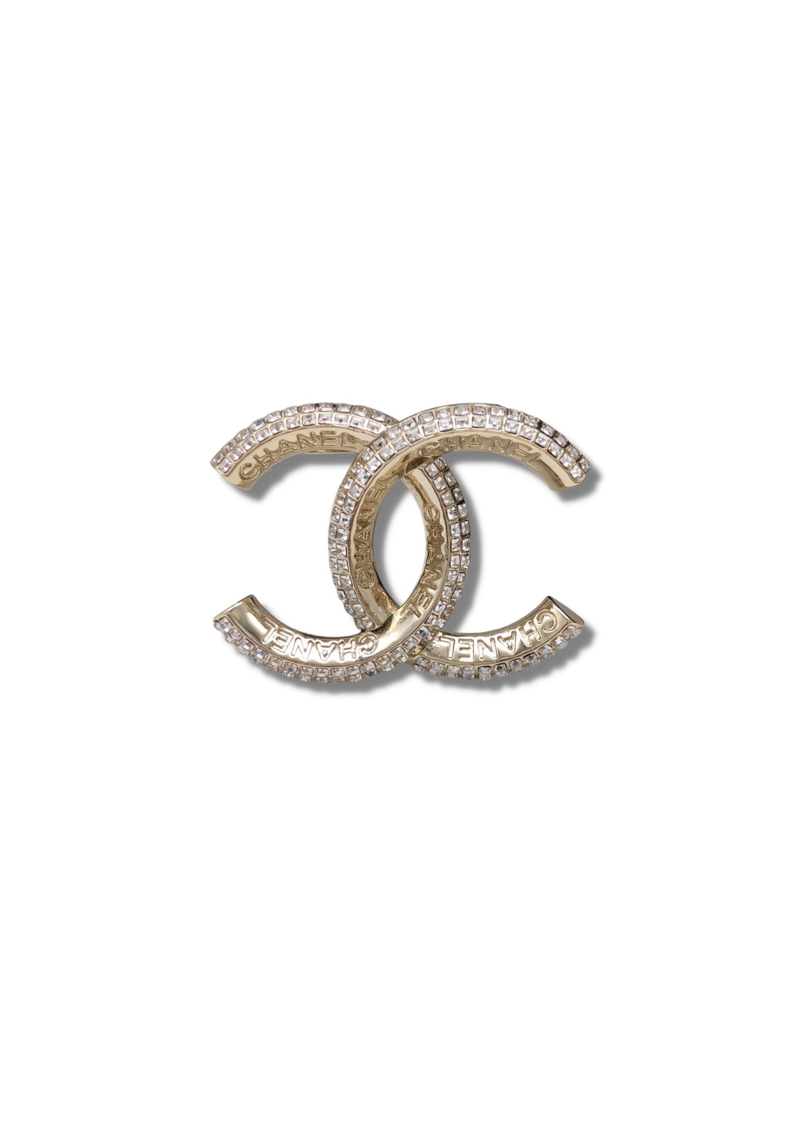 Chanel CC Sublime Brooch Gold Tone For Women