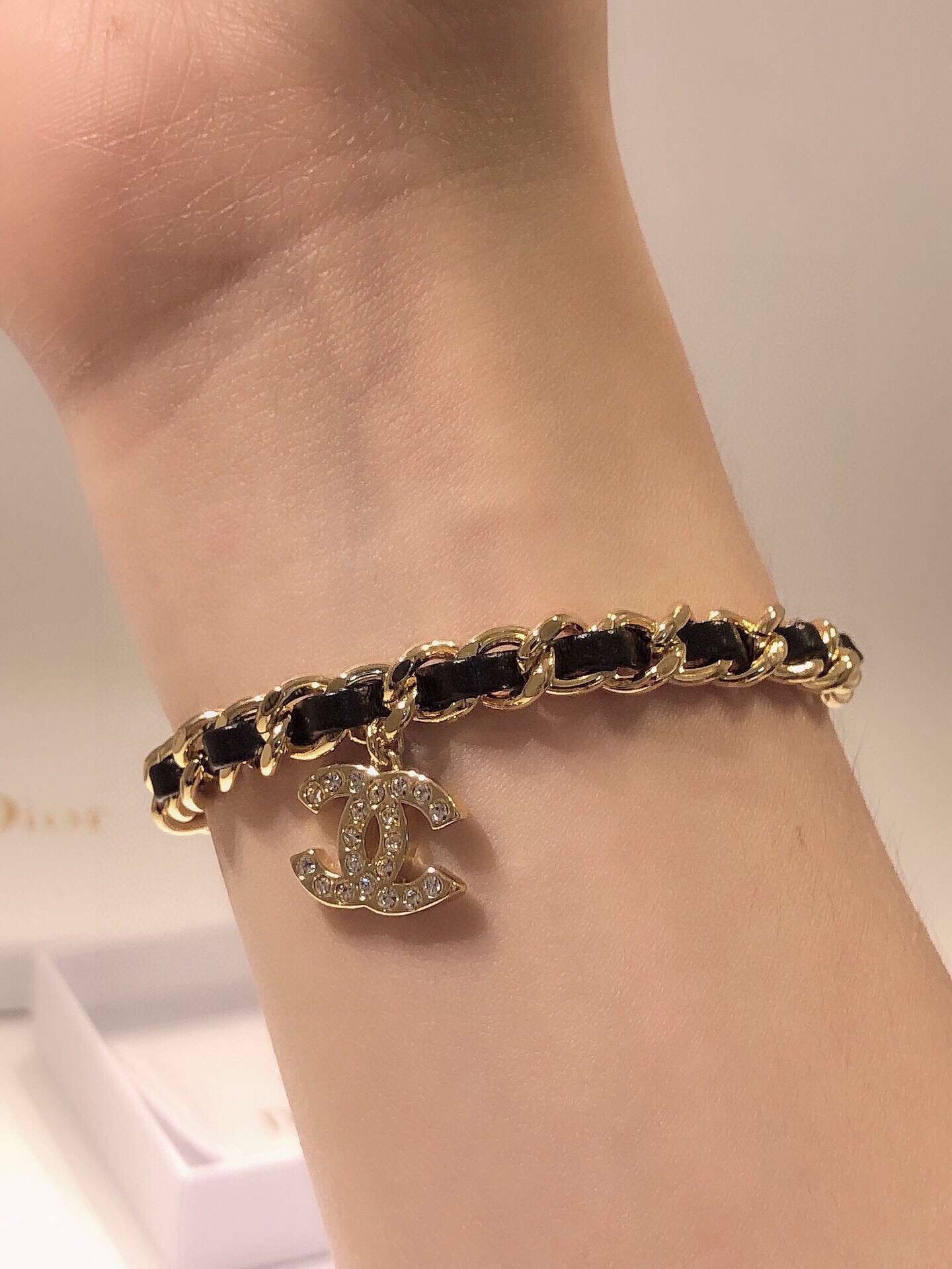 Chanel Chain Bracelet Gold For Women