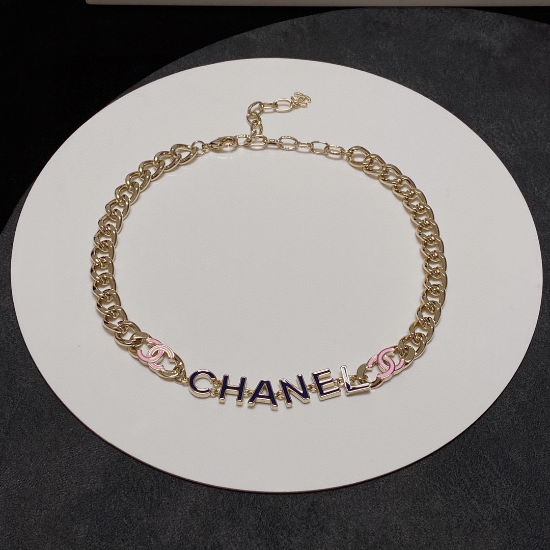 Chanel Chain Necklace Gold For Women