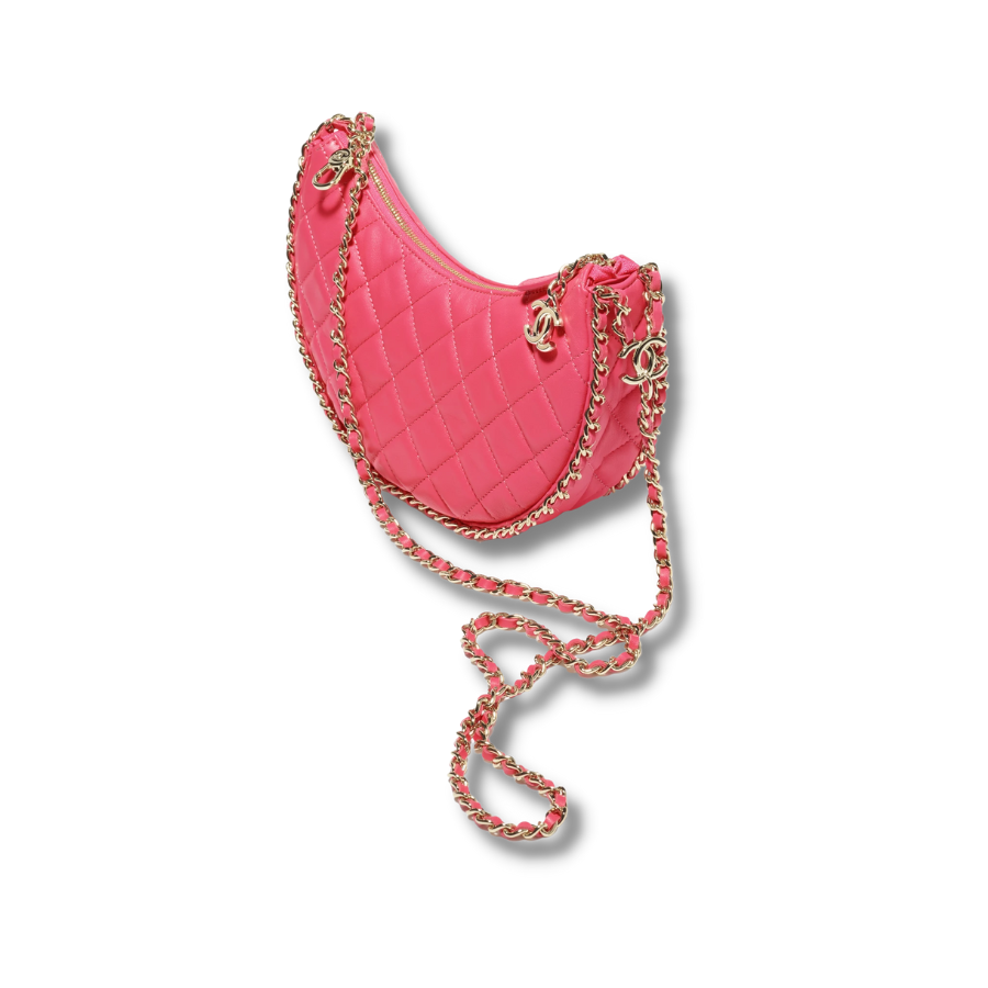 Chanel Chanel Small Hobo Bag Pink For Women- AS3917 N