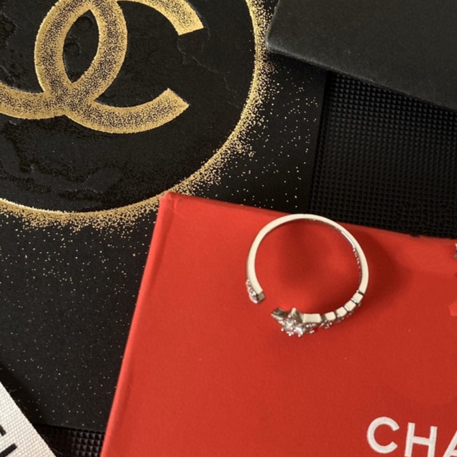 Chanel Coco Rings Silver For Women