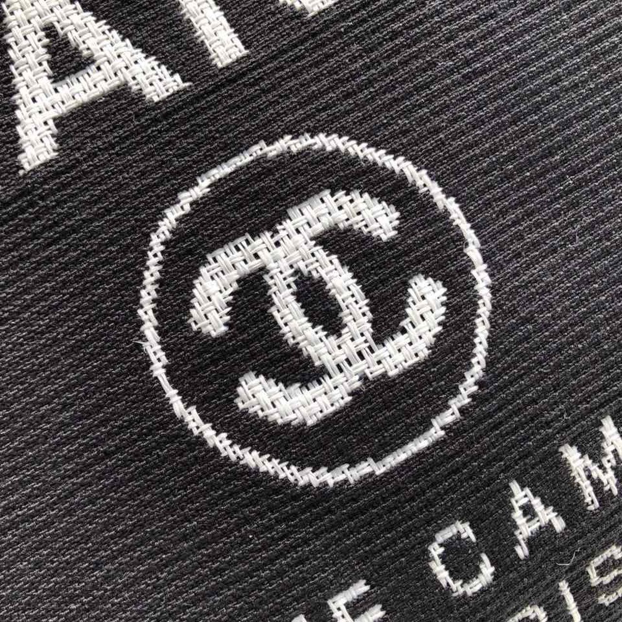Chanel Deauville Tote Canvas Bag Black For Women, Women’s Handbags, Shoulder Bags 15in/38cm